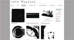 Desktop Screenshot of listen.johnmayrose.com